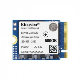 Kingston 500G NV3 M.2 2230 NVMe SSD, 500 Go, M.2, 5000 Mos