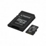Kingston Carte 128GB microSDXC Industrielle C10 A1 pSLC + adaptateur SD, 128 Go, MicroSDXC, Classe 10, UHS-I, 100 Mos, 80 Mos