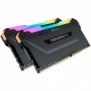 Corsair Vengeance RGB , 16 Go, 2 x 8 Go, DDR4, 3200 MHz, 288-pin DIMM, Noir