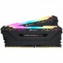 Corsair Vengeance RGB , 16 Go, 2 x 8 Go, DDR4, 3200 MHz, 288-pin DIMM, Noir