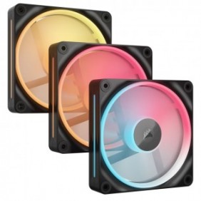 Corsair iCUE LINK LX120-R RGB, Ventilateur, 12 cm, 2400 trmin, Noir
