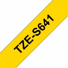 Brother TZE-S641, Noir sur jaune, TZ, Chine, 5 année, Brother, 1,8 cm