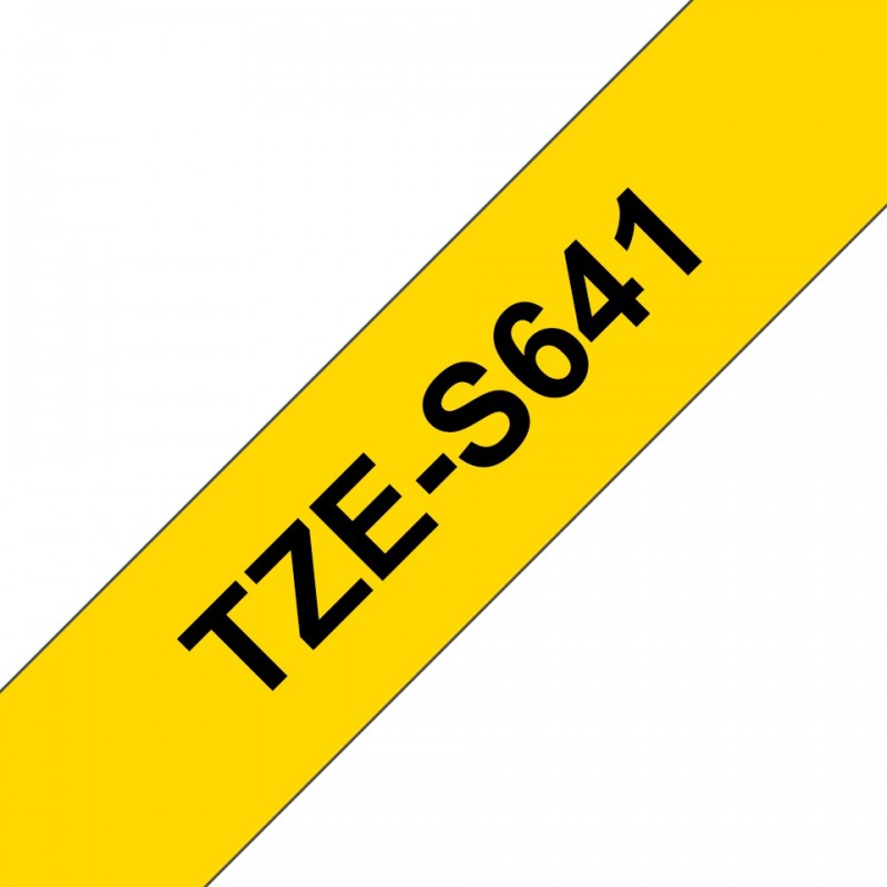Brother TZE-S641, Noir sur jaune, TZ, Chine, 5 année, Brother, 1,8 cm