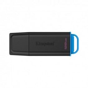 Kingston DataTraveler 128Go Stockage portable USB 3.2 Gen 1 Exodia Noir + Bleu, 128 Go, USB Type-A, 3.2 Gen 1 3.1 Gen 1, Casquette, 8,96 g, Noir, Bleu