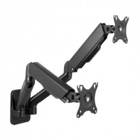LogiLink BP0146, 18 kg, 43,2 cm 17", 81,3 cm 32", 100 x 100 mm, Réglage de la hauteur, Noir