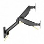 LogiLink BP0146, 18 kg, 43,2 cm 17", 81,3 cm 32", 100 x 100 mm, Réglage de la hauteur, Noir