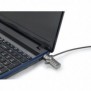 Conceptronic CNBCOMLOCK18, 1,8 m, Verrouillage à combinaison, Noir
