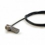 Conceptronic CNBCOMLOCK18, 1,8 m, Verrouillage à combinaison, Noir