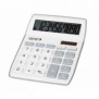 Genie 840 S, Bureau, Calculatrice à écran, 10 chiffres, Affichage inclinable, BatterieSolaire, Gris, Blanc