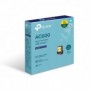 TP-LINK Archer T2U Nano, Avec fil, USB, WLAN, Wi-Fi 5 802.11ac, 433 Mbits, Noir
