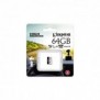 Kingston High Endurance, 64 Go, MicroSD, Classe 10, UHS-I, 95 Mos, 30 Mos