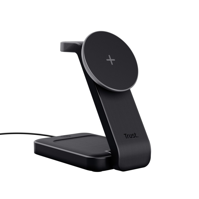 Trust Viro, USB, Recharge sans fil, Noir