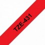 Brother TZE-431, Noir sur rouge, TZe, Philippines, 5 année, Brother, 1,2 cm