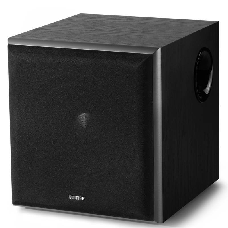 Edifier T5, 70 W, Caisson de basse actif, 38 - 200 Hz, 85 dB, 20,3 cm 8", 50 mV