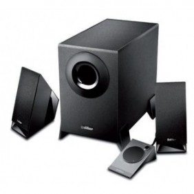 Edifier M1360, 2.1 canaux, 8,5 W, PC, Noir, Bois, Rotatif