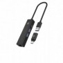ICY BOX IB-HUB1439-LAN, Avec fil, USB 3.2 Gen 1 3.1 Gen 1 Type-A, 1000 Mbits, IEEE 802.1Q, IEEE 802.1as, IEEE 802.1p, IEEE 802.3, IEEE 802.3az, IEEE 802.3u, IEEE 802.3x, Noir, 5 Gbits