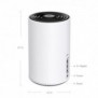 TP-LINK Deco XE75, Blanc, Interne, 670 m², Tri-bande 2,4 GHz 5 GHz 6 GHz, Wi-Fi 6E 802.11ax, 802.11a, 802.11b, 802.11g, Wi-Fi 4 802.11n, Wi-Fi 5 802.11ac, Wi-Fi 6 802.11ax, Wi-Fi 6E