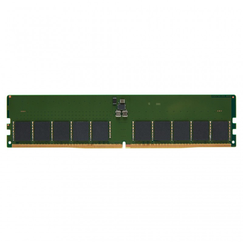 Kingston KSM56E46BD8KM-32HA, 32 Go, 1 x 32 Go, DDR5, 288-pin DIMM, Noir, Vert