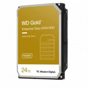 WD Disque dur SATA WD Gold pour entreprises, 24 To, 7200 trmin, 512 Mo, 3.5", Série ATA III
