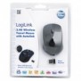 LogiLink ID0031, Optique, RF sans fil, 800 DPI, Noir