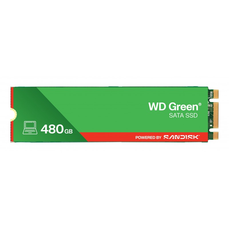WD SanDisk Green WDS480G3G0B, 480 Go, M.2, 545 Mos, 6 Gbits