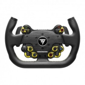 ThrustMaster EVO Racing 31U Leather, Volant, PC, PlayStation 4, PlayStation 5, Xbox, Croix directionnelle, Avec fil, Noir, Jaune, Aluminium, Cuir