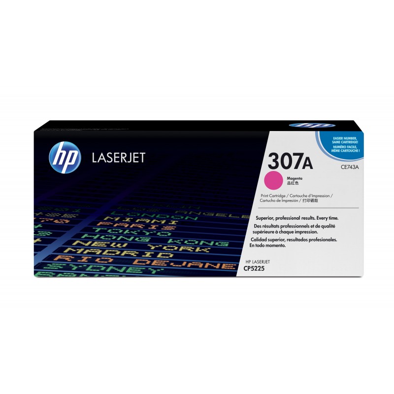 HP 307A toner LaserJet magenta authentique, 7300 pages, Magenta, 1 pièce