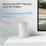 TP-LINK DECO BE65-5G1-PACK, Blanc, Externe, Système maillé, 30 dBmW, Tri-bande 2,4 GHz 5 GHz 6 GHz, Wi-Fi 7 802.11be