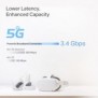 TP-LINK DECO BE65-5G1-PACK, Blanc, Externe, Système maillé, 30 dBmW, Tri-bande 2,4 GHz 5 GHz 6 GHz, Wi-Fi 7 802.11be