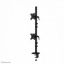 Neomounts DS60-600BL2V Bras de moniteur double 10-32", Collier de serrage passe-fil, 9 kg, 25,4 cm 10", 81,3 cm 32", 100 x 100 mm, Noir
