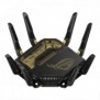 ASUS ROG Rapture GT-BE98, Wi-Fi 7 802.11be, Quad-band 2.4 GHz 5 GHz-1 5 GHz-2 6 GHz, EthernetLAN, Noir, Routeur