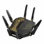 ASUS ROG Rapture GT-BE98, Wi-Fi 7 802.11be, Quad-band 2.4 GHz 5 GHz-1 5 GHz-2 6 GHz, EthernetLAN, Noir, Routeur