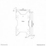 Neomounts WL85-515WH16 Support mural 55-75" - rotatif, 190,5 cm 75", 300 x 300 mm, 600 x 400 mm, 180, Acier, Blanc