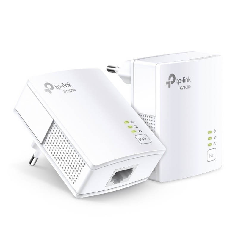 TP-LINK TL-PA7017 KIT, 1000 Mbits, IEEE 802.3, IEEE 802.3ab, IEEE 802.3u, Type F, Gigabit Ethernet, 10,100,1000 Mbits, HomePlug AV2