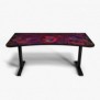 Arozzi Arena, Droit, Forme libre, Panneaux MDF, Acier, Microfibre, Noir