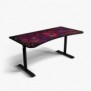 Arozzi Arena, Droit, Forme libre, Panneaux MDF, Acier, Microfibre, Noir