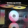 Corsair iCUE LINK LX140-R RGB, Ventilateur, 14 cm, 2000 trmin, Noir