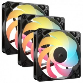 Corsair RS120-R ARGB, Ventilateur, 12 cm, 420 trmin, 2100 trmin, Noir