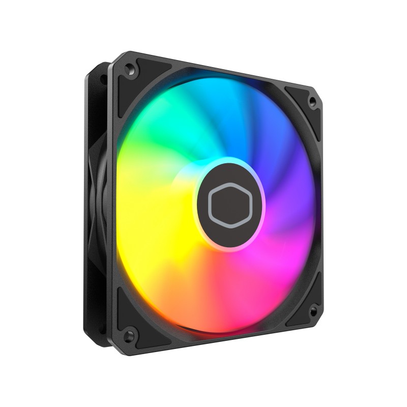 Cooler Master MasterFan MF120 Lite ARGB, Ventilateur, 12 cm, 650 trmin, 1750 trmin, 120 m³h, Noir