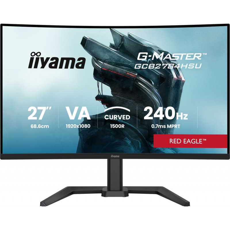 Iiyama G-MASTER GCB2784HSU-B1, 68,6 cm 27", 1920 x 1080 pixels, Full HD, LCD, Noir