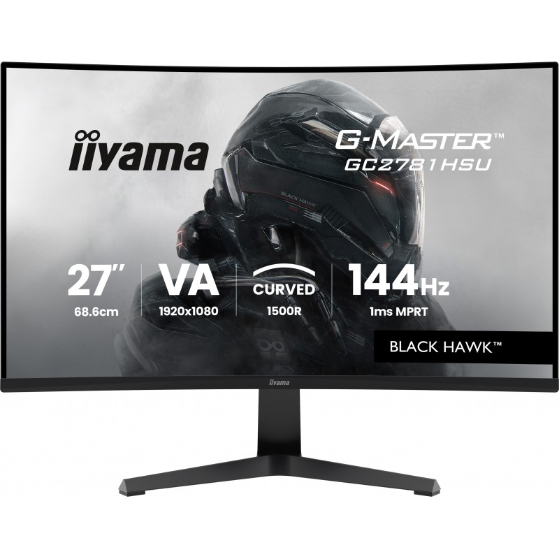 Iiyama G-MASTER GC2781HSU-B1, 68,6 cm 27", 1920 x 1080 pixels, Full HD, LCD, Noir