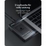 ICY BOX IB-3882MSCL-CU31, Boîtier disque durSSD, M.22.5"3.5", SATA, M.2, 10 Gbits, Connectivité USB, Noir