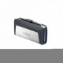 SanDisk Drive USB Ganda Ultra Tipe-C 256 GB, 256 Go, USB Type-A USB Type-C, 3.2 Gen 1 3.1 Gen 1, 150 Mos, Slide, Gris, Argent