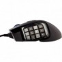 Corsair Scimitar RGB Elite, Droitier, Optique, USB Type-A, 18000 DPI, Noir