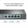 TP-LINK TL-R605, Ethernet WAN, Gigabit Ethernet, Noir