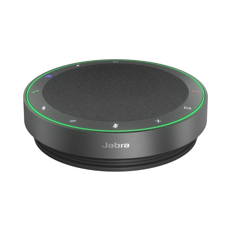 Jabra Speak2 75, Universel, Noir, AAC, CVSD, mSBC, SBC, 72 dB, Boutons, Normalisation du niveau de voix