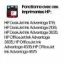 HP 652 Black Original Ink Advantage Cartridge, Rendement standard, Noir, Encre à pigments, 1 pièce, 360 pages