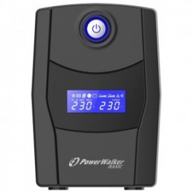 BlueWalker PowerWalker VI 600 STL, Interactivité de ligne, 0,6 kVA, 360 W, Sinus, 162 V, 290 V