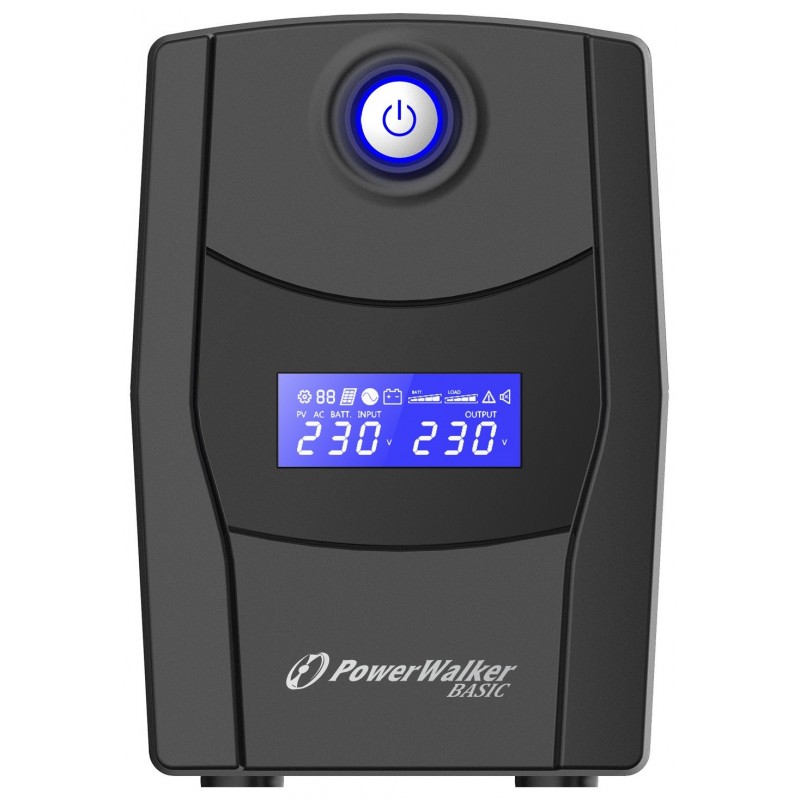 BlueWalker PowerWalker VI 600 STL, Interactivité de ligne, 0,6 kVA, 360 W, Sinus, 162 V, 290 V