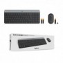 Logitech 920-009204, Taille réelle 100 %, Sans fil, RF sans fil, QWERTY, Graphite, Souris incluse